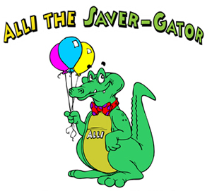 Alli the saver-gator
